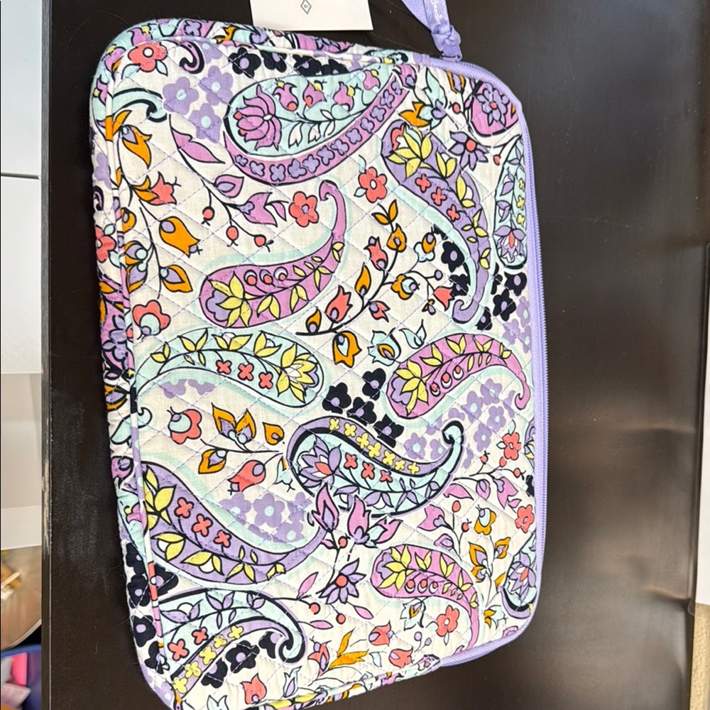 Colorful Paisley Print Pouch